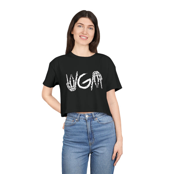 WGM Black Crop Tee