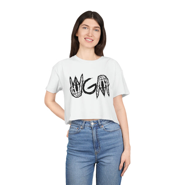 WGM White Crop Tee