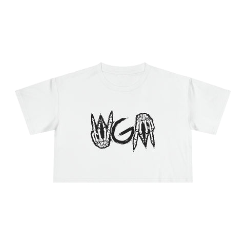 WGM White Crop Tee